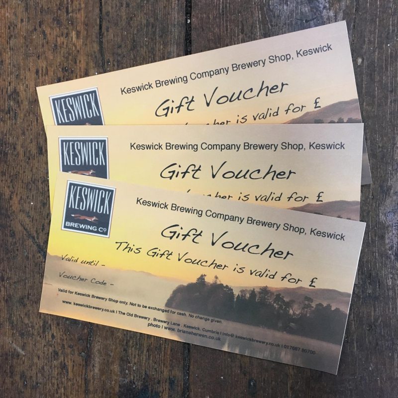 Brewery Shop Gift Voucher